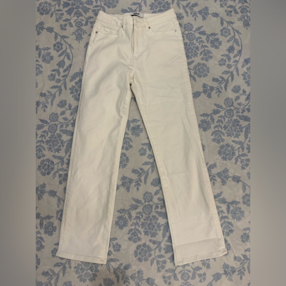 Women's White Mica  trouser Jeans